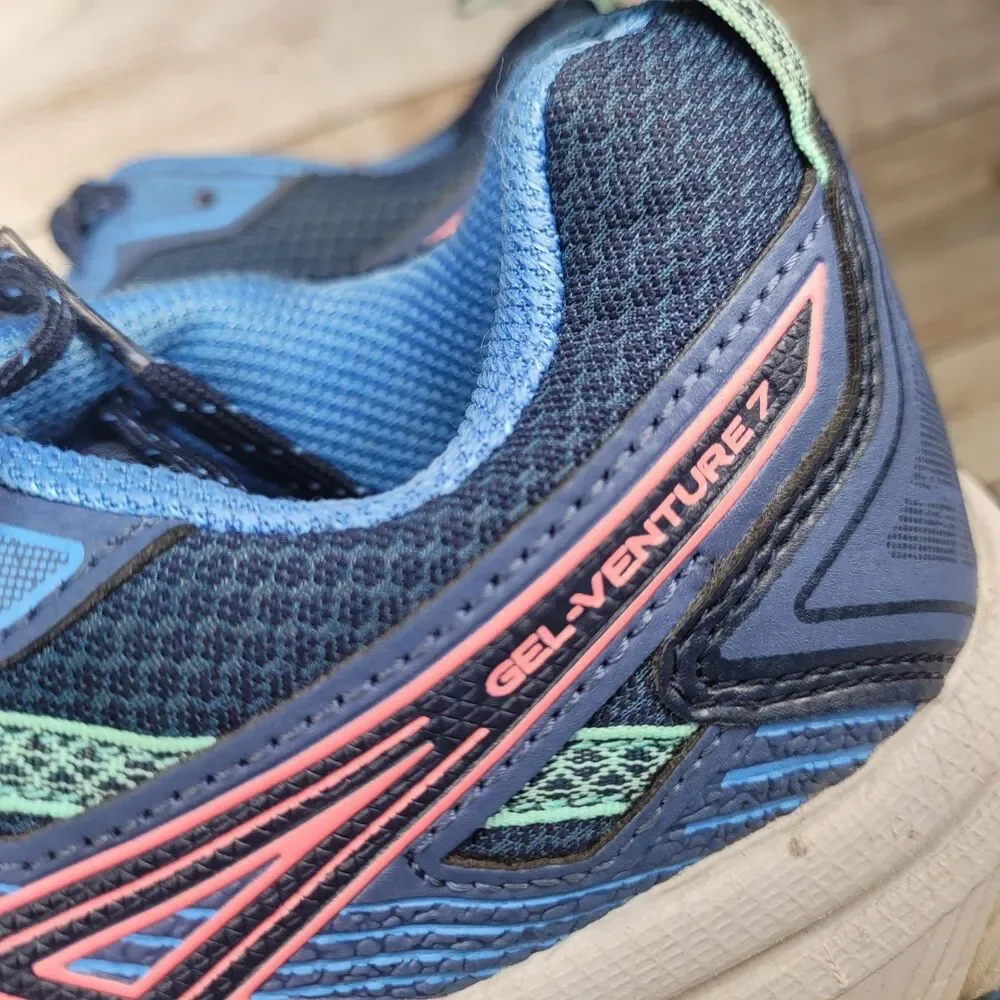 Asics Gel Venture 7 Women's Size 7.5 Blue Athletic Running Shoes